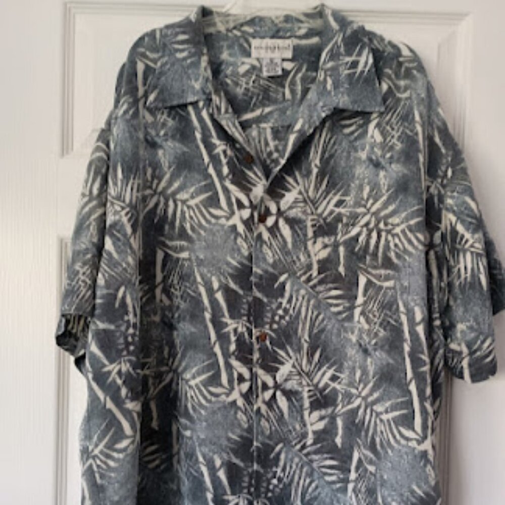 Knightsbridge XL Mens Gray Tropical Shirt